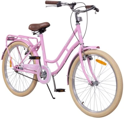 Kinderfahrrad Kinder Rad Mädchen Fahrrad Kinderrad Retrostar Rosa 24 Zoll - Bild 1 von 4