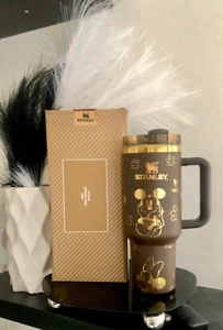 stanley quencher 40 oz limited editions Mickey Mouse brown gold Minnie donald du - Bild 1 von 6