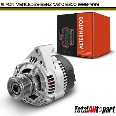 Alternador para Mercedes-Benz W210 E300 1998-1999 3.0L 90A polia de embreagem 6 ranhuras - Imagem 1 de 4