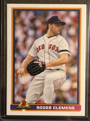 2020 Topps Throwback Thursday TBT #22 Roger Clemens Boston Red Sox - Image 1 of 2