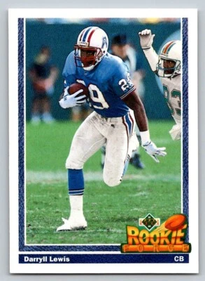 1991 Upper Deck - Darryll Lewis #617 (RC) - Image 1 of 2