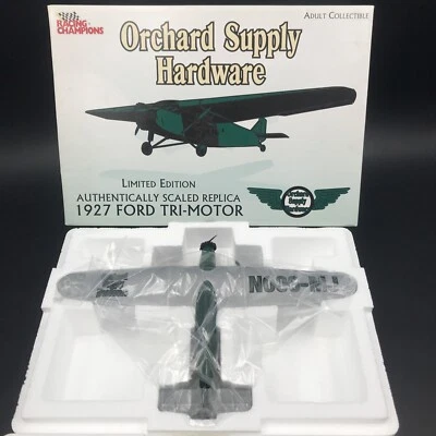 Racing Champions 1927 Ford Tri-Motor Plane Orchard Supply Hardware Die Cast - Image 1 of 4
