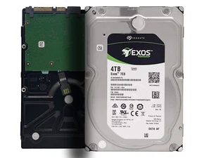 Disque dur d'entreprise Seagate Exos 7E8 4 To 7 200 tr/min SATA 6 Go/s 3,5" ST4000NM0115 - Photo 1/4