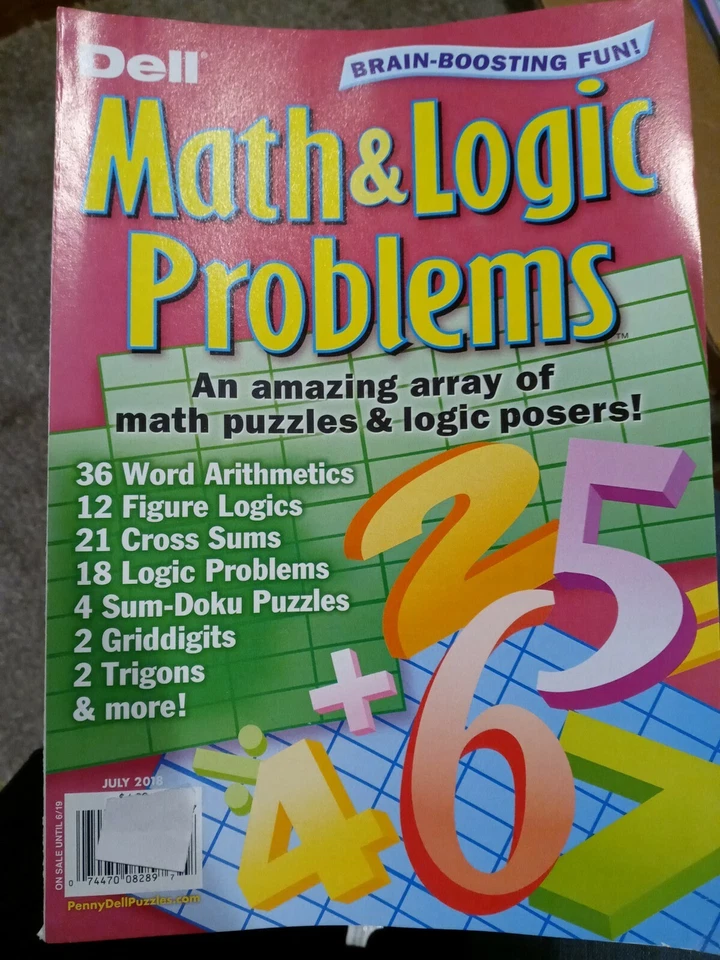 Dell brain boosting math&logic problems July 2018 - Image 1 of 1