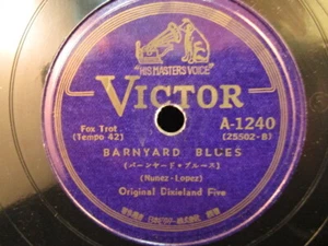 ORIGINAL DIXIELAND 5 BARNYARD BLUES/ORIGINAL DIXIELAND ONE STEP IMPORT VICTOR 78 - Picture 1 of 4