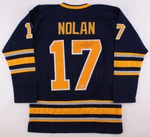 Jordan Nolan Signed Buffalo Sabres Jersey (Beckett COA) 2xStanley Cup Champion - Picture 1 of 6