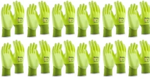 GUANTES DE TRABAJO PIP 34-874FY MaxiFlex Ultimate HI VIS Micro Espuma Nitrilo Empuñadura 12 pr - Imagen 1 de 4