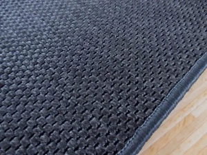 Teppich Savannah Sisaloptik Sisal Natur anthrazit schwarz auch in Rund - Bild 1 von 2