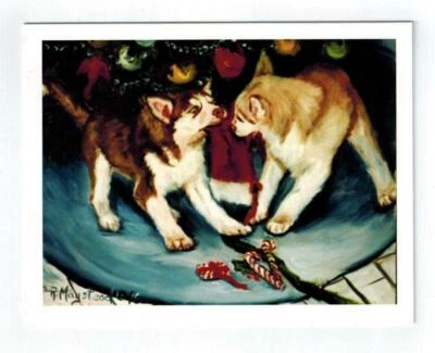 New Siberian Husky Holiday Greeting Card Set 6 Note Cards By Ruth Maystead - Image 1 of 4