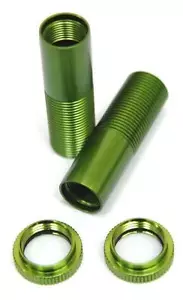 STRC Green Alum Front Threaded Shock Bodies Axial EXO Terra STA80096G - Picture 1 of 1