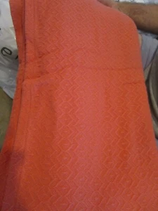 Pottery Barn full queen diamond blanket cotton marmalade red photo shoot sample - Picture 1 of 3