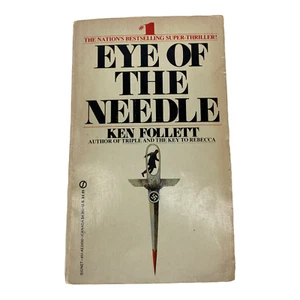 Ken Follett, Eye of The Needle  Vintage 1979 Art In Paperback - Picture 1 of 4
