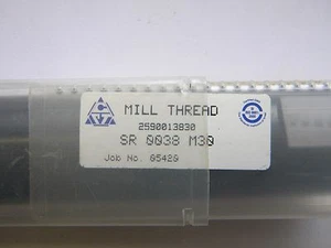 Fresadora roscada de C.P.T., SR 0038 M30, largo con IK - Imagen 1 de 4