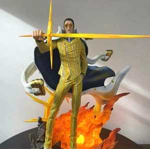 One Piece Kizaru Borsalino PVC Figura Garage Kit Ammiraglio Marino 30 cm Giappone - Foto 1 di 7