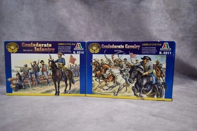 Italeri 1/72 American Civil War Confederate Infantry & Cavalry + Free Shipping - Image 1 of 4
