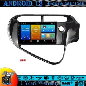 9"Android 13 Car Stereo Radio Carplay GPS SAT Navi ForTOYOTA AQUA Prius C 18-20 - Picture 1 of 1