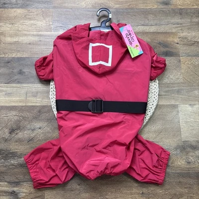 Macacão Netflix jogo de lula cachorro fantasia soldado mascarado vermelho tamanho GG novo - Imagem 1 de 4