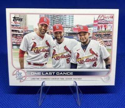 2022 Topps Update Veteran Combos One Last Dance Albert Pujols Yadier Molina #168 - Image 1 of 2