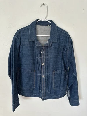 Levis 1880s reproduction LVC Triple Pleat denim Jacket Size M - Image 1 of 4
