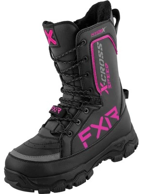 Botas de nieve FXR X-Cross Speed para hombre negras/fucsia 9 EE. UU. Foto 1 de 2