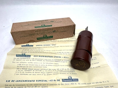 PE Perpetuum Ebner PE 45 RPM Spindle Record Disc Changer. Germany. In Box. (B) - Image 1 of 4