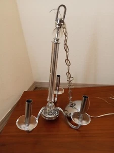 Westinghouse Versailles 3Light Chandelier, Chrome Finish W/Clear Glass Accents - Picture 1 of 5