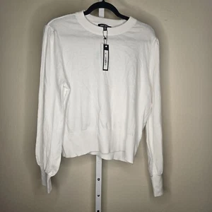 Steve Madden Damen XL Respectfully Yours Emmylane Mini Ballonärmel Pullover - Bild 1 von 11