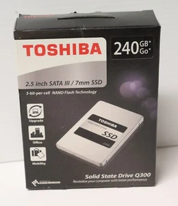 Toshiba 240GB 2.5" SATA III 7mm SSD Solid State Drive Q300 - New - Picture 1 of 5