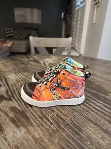 Skechers Dr Seuss Green Eggs And Ham High Top Skater Sneakers Toddler sz 8 - Picture 1 of 9