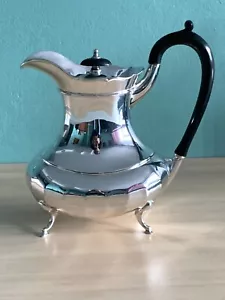 Bellissima teiera vintage Unett in argento metà secolo 8,5" - Foto 1 di 6
