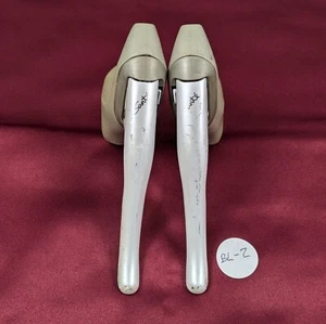 Shimano Sante Brake Lever Set BL-5001 L&R Aero White/Gray Drop Bar BL2 - Picture 1 of 6