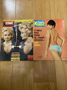 CINE MONDE X2 Ausgaben 1532 und 1680 tolle Sammlerstücke 60er Jahre siehe Beschreibung. - Bild 1 von 5