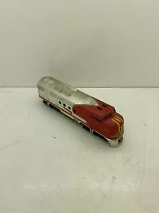 BACHMANN N Scale (.375) Model Train Lima F-7 Loco SANTA FE Red Gray UNTESTED - Picture 1 of 6
