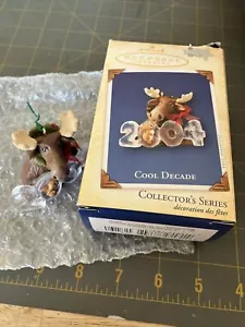 2004 Hallmark Andenken Elch Ornament cooles Jahrzehnt 5. in Serie - Bild 1 von 4