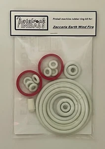 1981 Zaccaria Earth Wind Fire Pinball Machine Rubber Ring Kit - Picture 1 of 3
