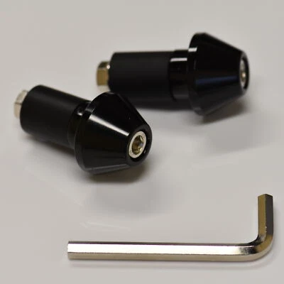 Suzuki RF600R RF900R Black Anodised Aluminium Handlebar Bar End Weight Sliders - Imagem 1 de 4