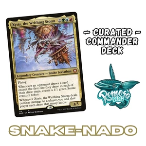 Xyris, The Writhing Storm Deck | Custom Commander Deck | Snake EDH Deck | MTG - Picture 1 of 11