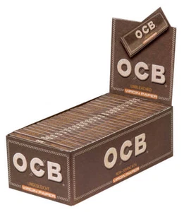 25x OCB Virgin Regular Blättchen ungebleicht kurz unbleached Papers - Picture 1 of 2