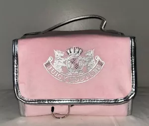 NEU! Neu mit Etikett Juicy Couture Velours Hängeorganizer Reise Kosmetiktasche hellrosa - Bild 1 von 6