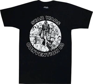 Star Wars Convention 83 schwarzes Herren-T-Shirt - Bild 1 von 1