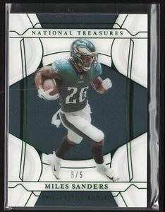 2021 Panini Tesori della Nazionale 73 Miglia Sanders Smeraldo /5 Aquile - Foto 1 di 2