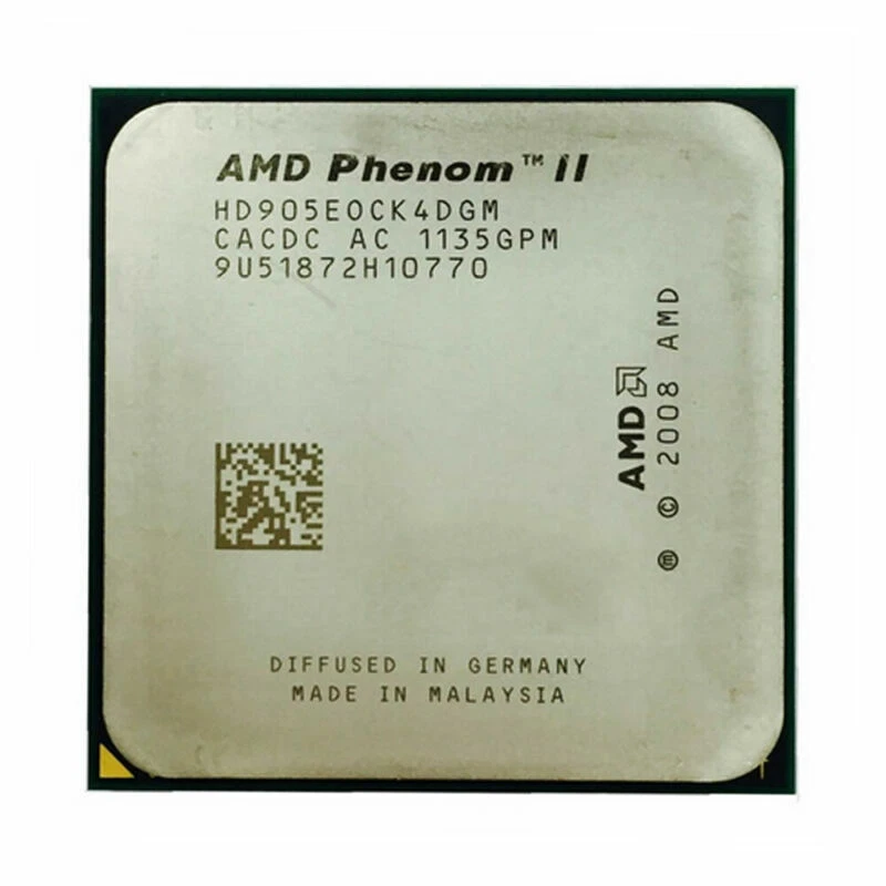 AMD Phenom II X4 905E CPU Quad-Core 2.5 GHz 6M 65W Socket AM3 Processors - Image 1 of 1