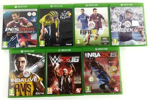 Lot de 7 Jeux de Sport Xbox One VF   Envoi rapide et suivi - Picture 1 of 5