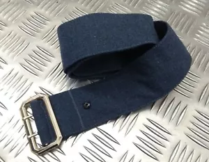 RAF Cloth Belt No1 All Ranks With Double Prong Brass Coloured Buckle Asst Sizes - Picture 1 of 3