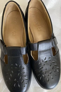 Hotter Sunset schwarze bequeme Lederschuhe für Damen US 7,5 UK 5,5 - Bild 1 von 10