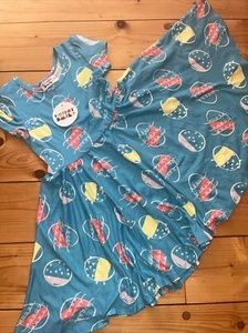 Dot Dot Smile Girls Cap Sleeve Dress Easter Eggs Blue Sz 3/4 NWT! - Picture 1 of 6