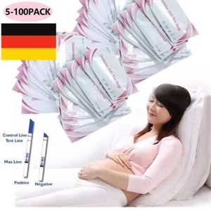 100* Ovulationstest Streifen 10 miu/ml LH Eisprung Ovulation Test Damen Fruchtb. - Picture 1 of 16