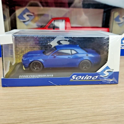 AUTO SOLIDA DODGE CHALLENGER SRT DEMON V8 6.2L 2018 BLU 1:43 NUOVA.B S4310305 - Immagine 1 di 4