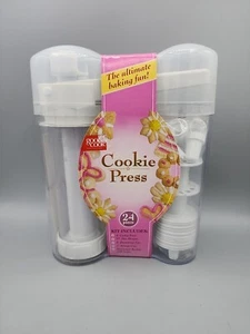 Cookie Press Good Cook 24 Piece Kit + Storage Case New - Picture 1 of 8