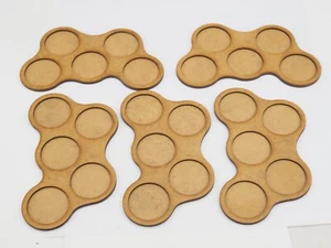 VASSOI MOVIMENTO WARBASES. 40MM. 5 SLOT X 5. VERDE 1545 - Foto 1 di 1